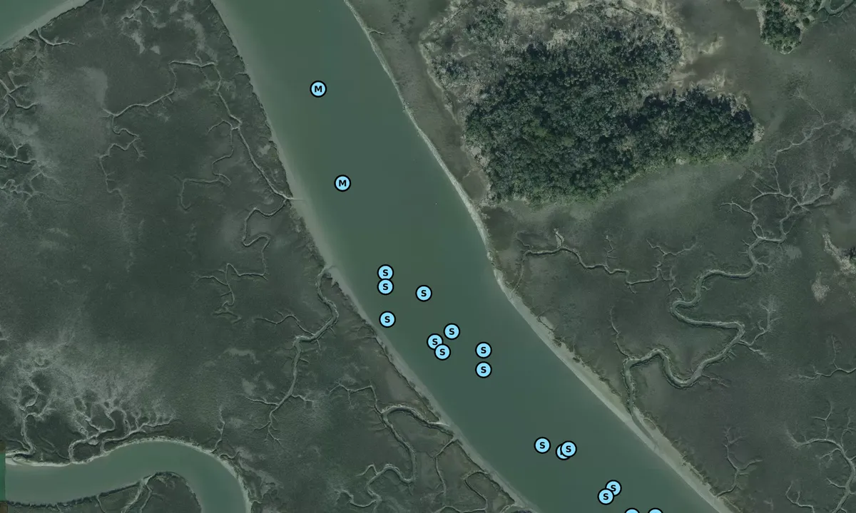 Satelite image of South Creek 1