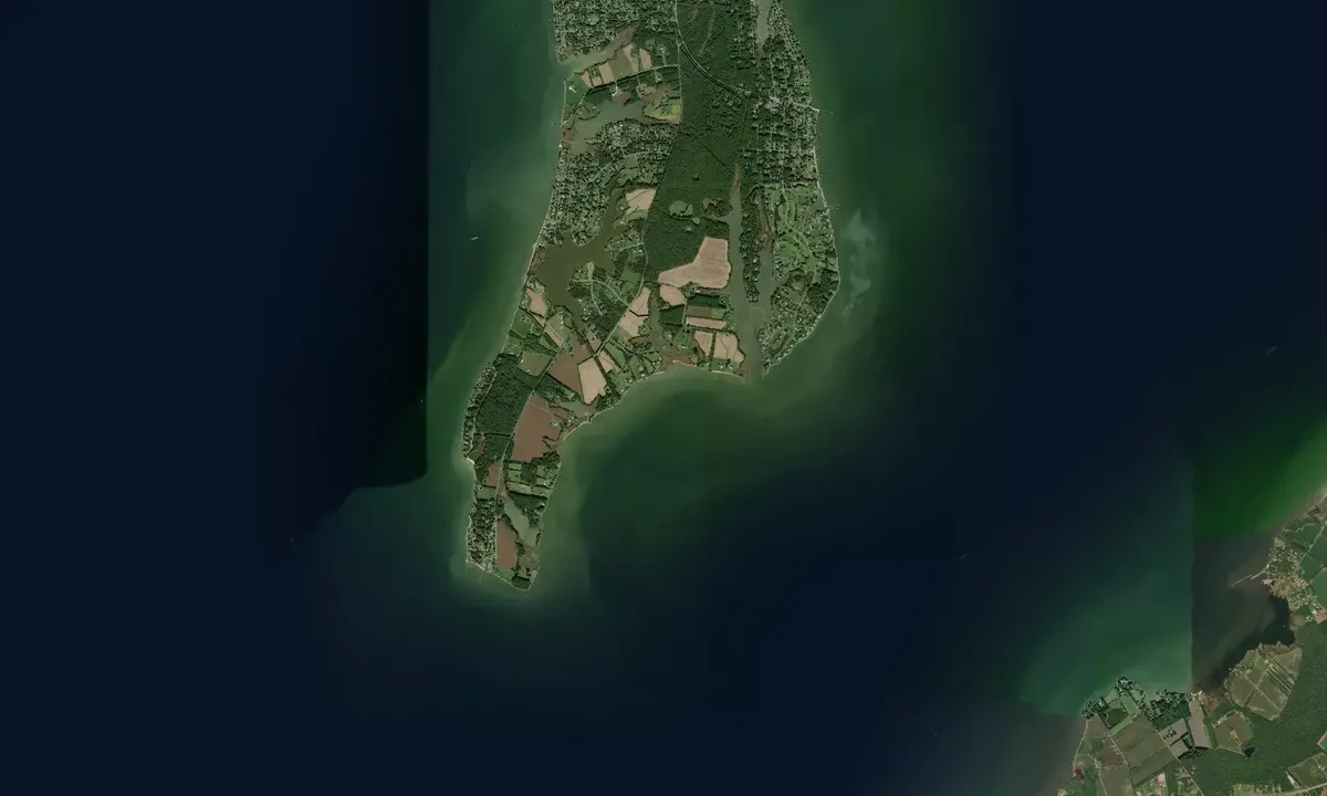 Flyfoto av South Kent Island