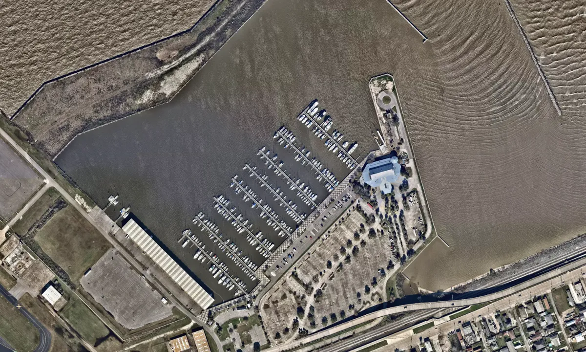 Flyfoto av South Shore Harbor