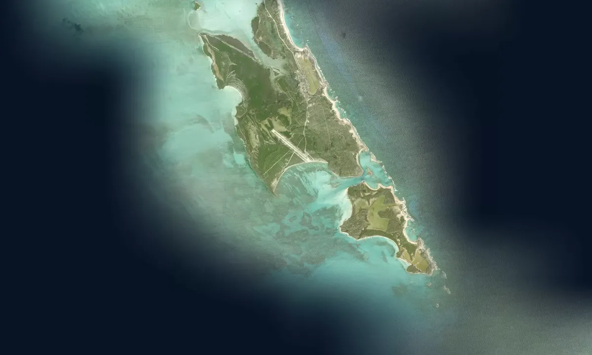 Flyfoto av South Side Bay