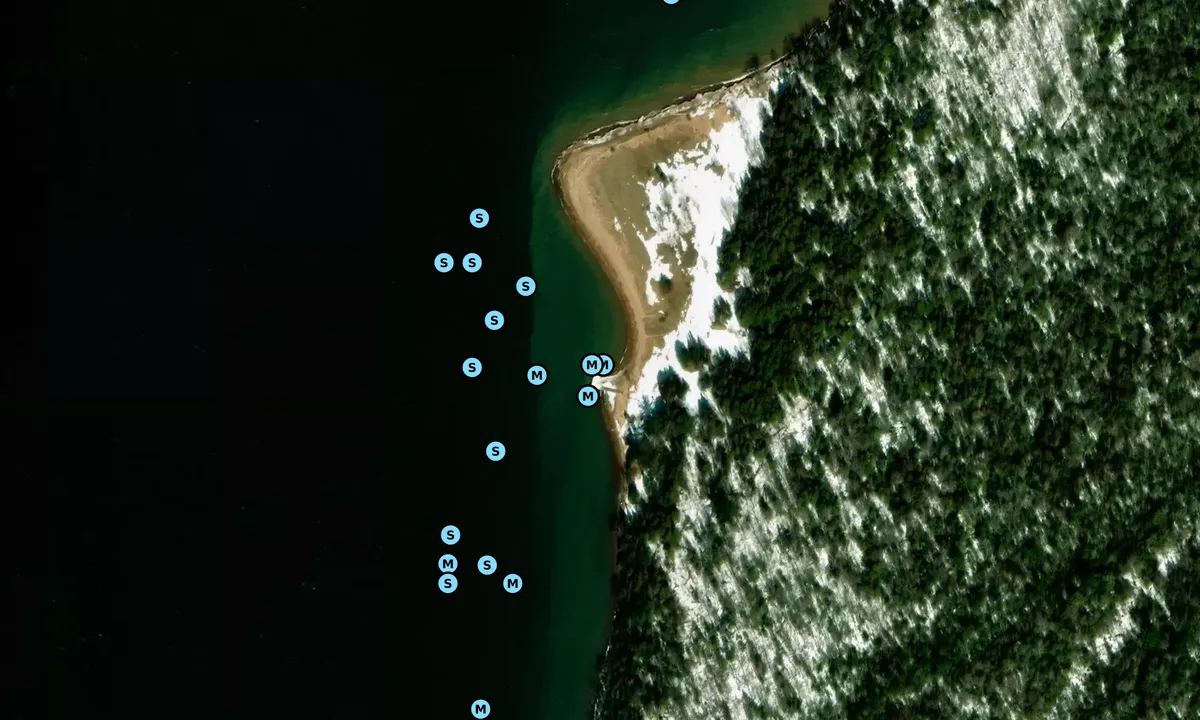 Satelite image of South Twin Dock (NPS dock)