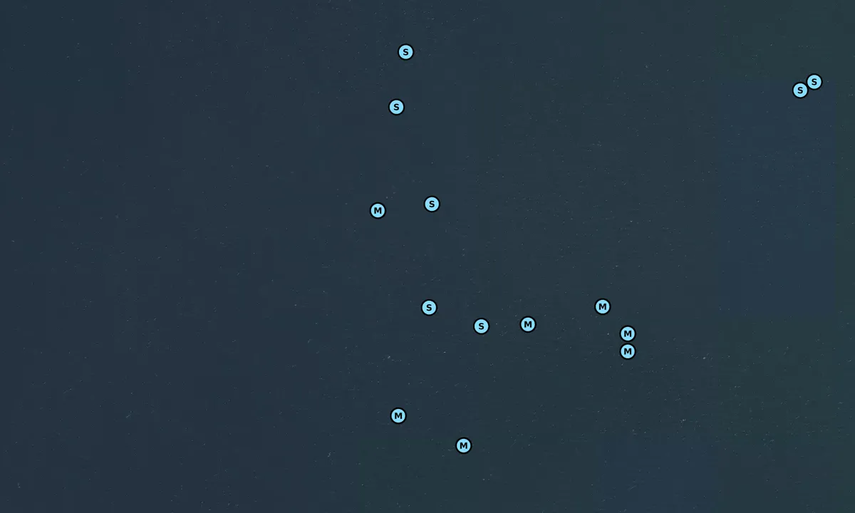 Satelite image of South west Addison Point