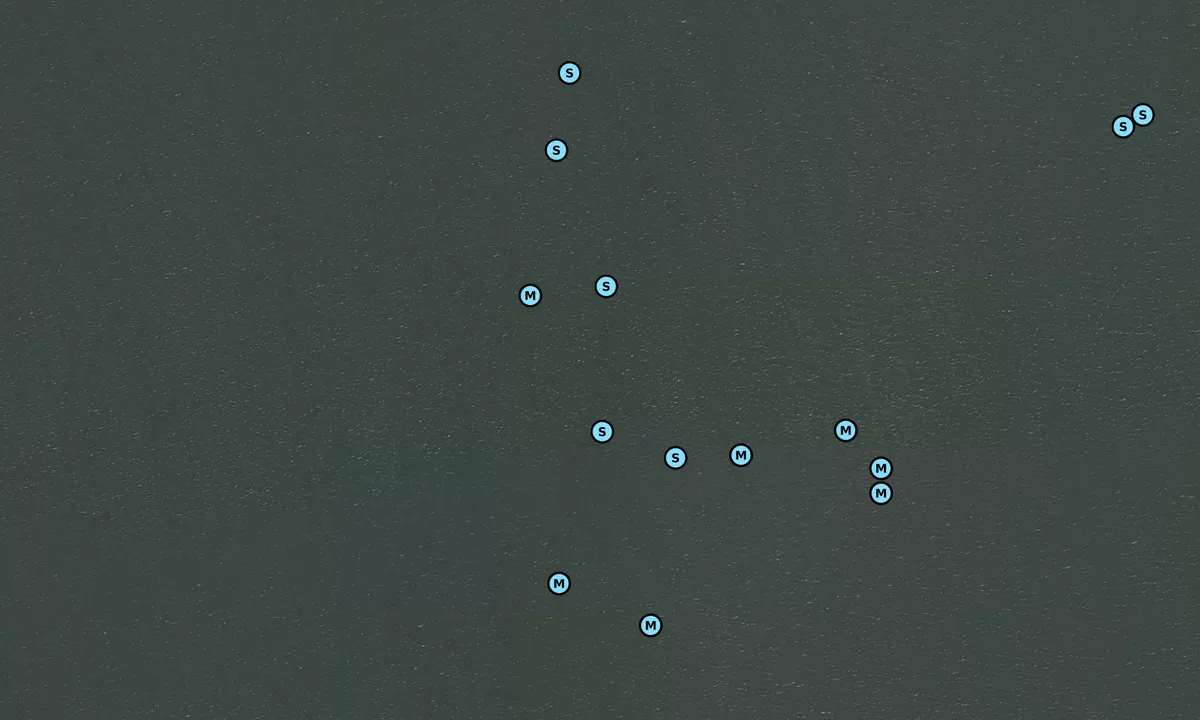 Satelite image of South west Addison Point