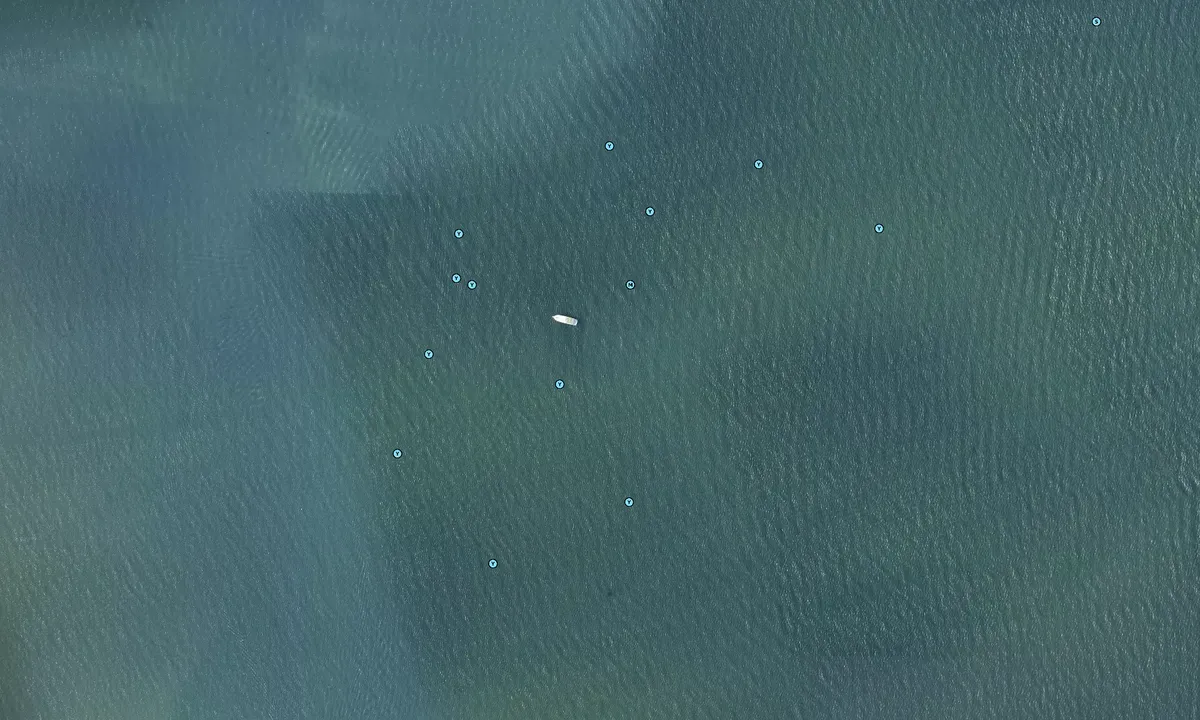Flyfoto av Southold Harbor