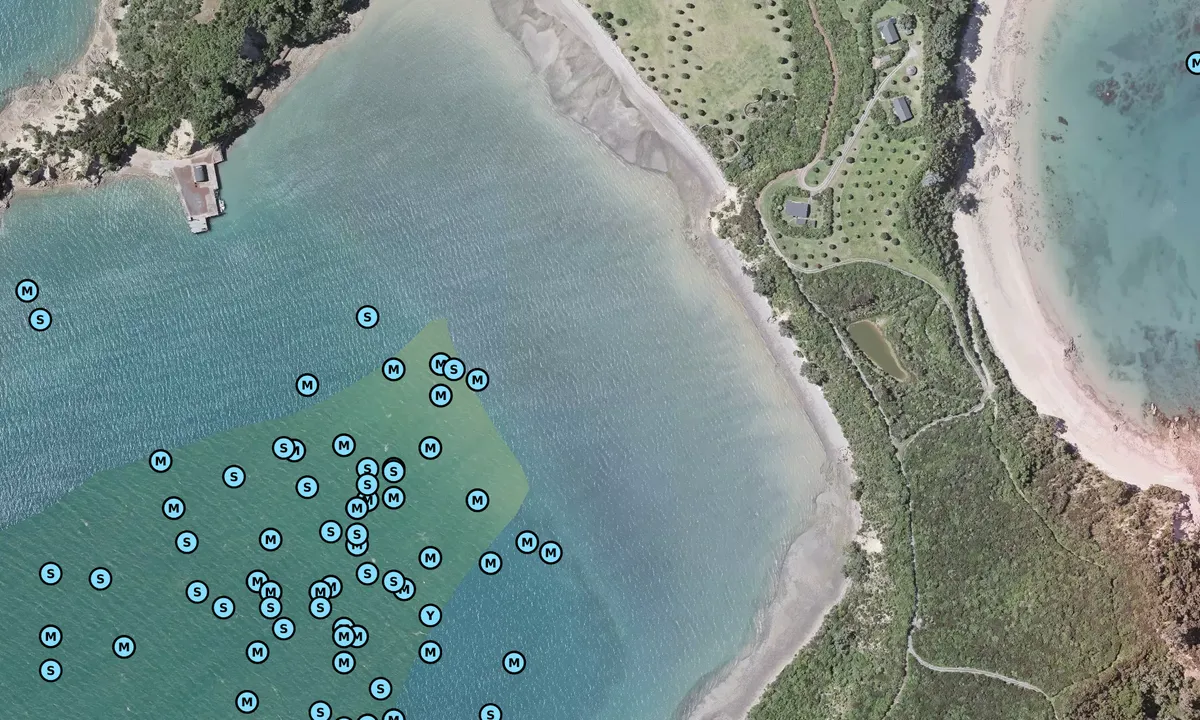 Satelite image of Southwest Bay