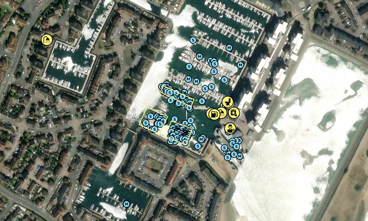 Satelite image of Sovereign Harbour