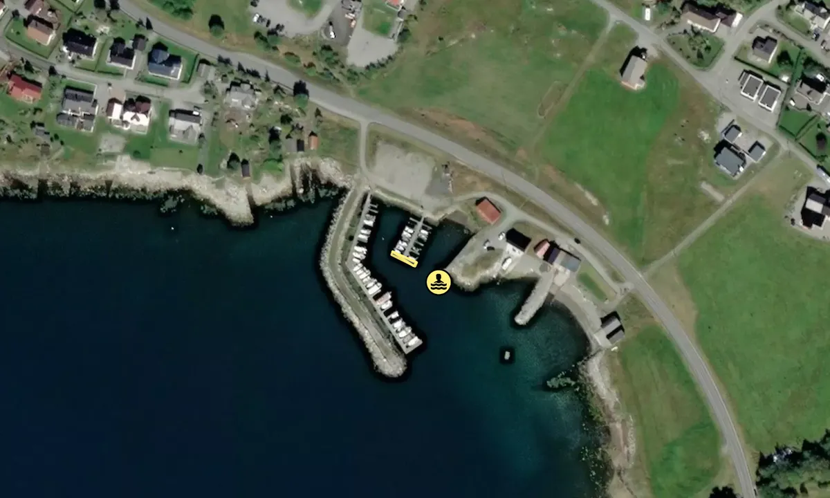 Satelite image of Søvik marina