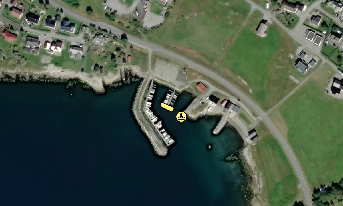 Satelite image of Søvik marina