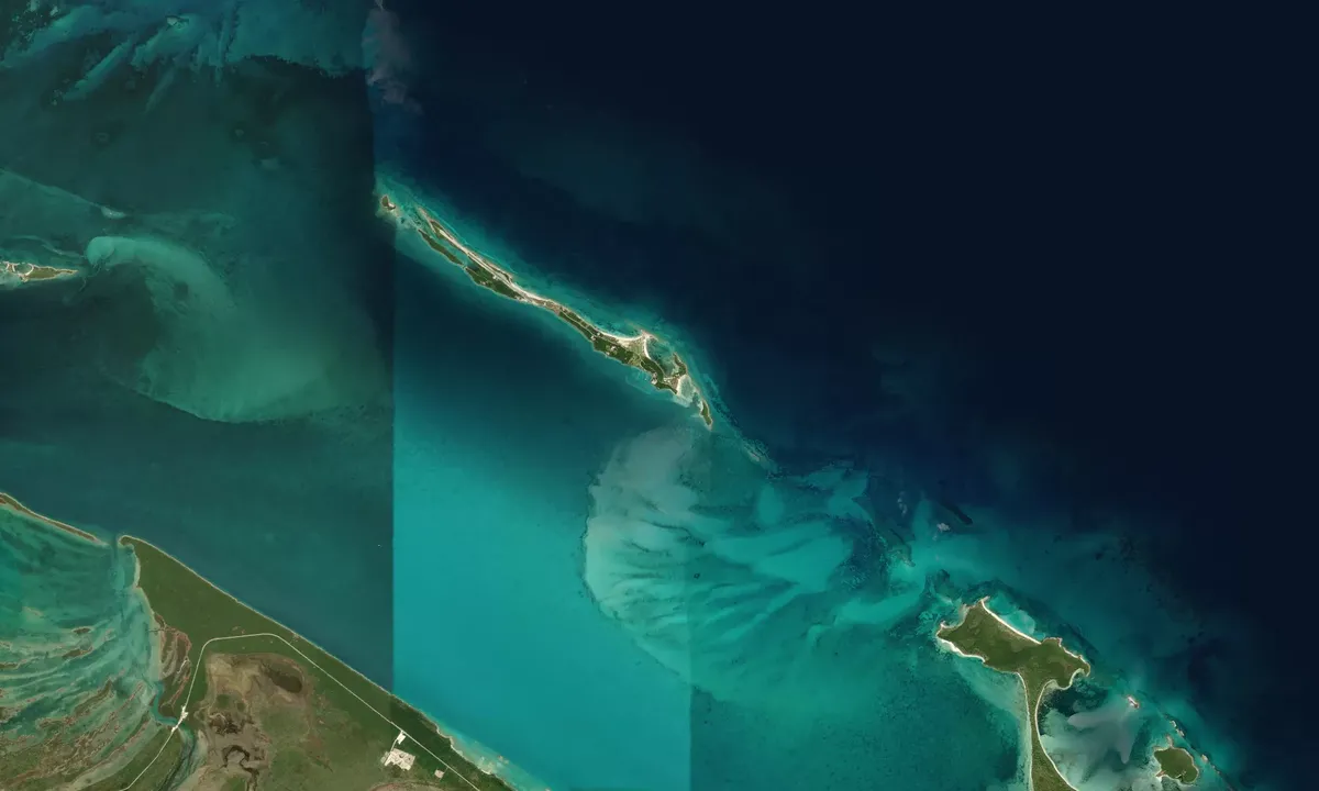 Flyfoto av Spanish Cay