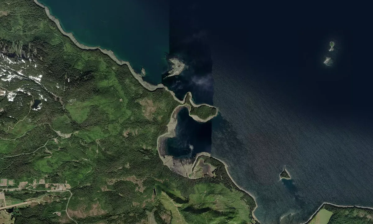 Flyfoto av Spasski Bay