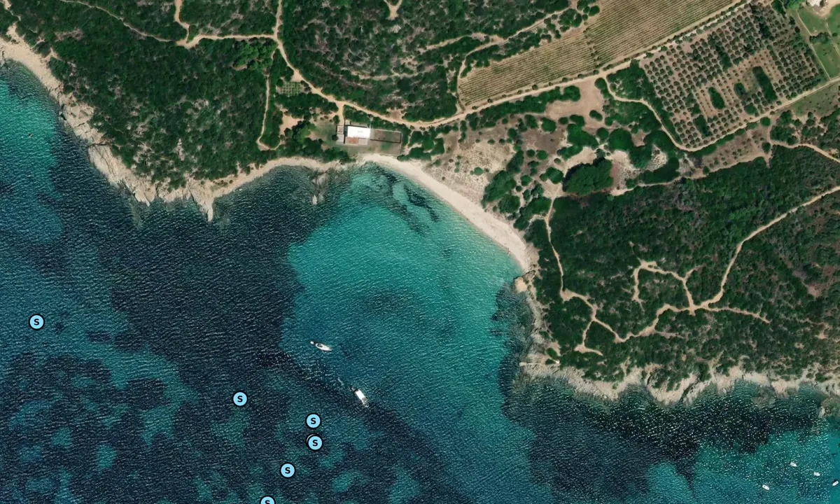 Satelite image of Spiaggia Cuccureddus