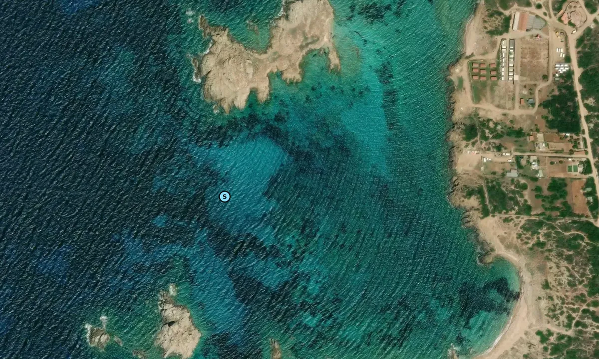 Satelite image of Spiaggia del Morto