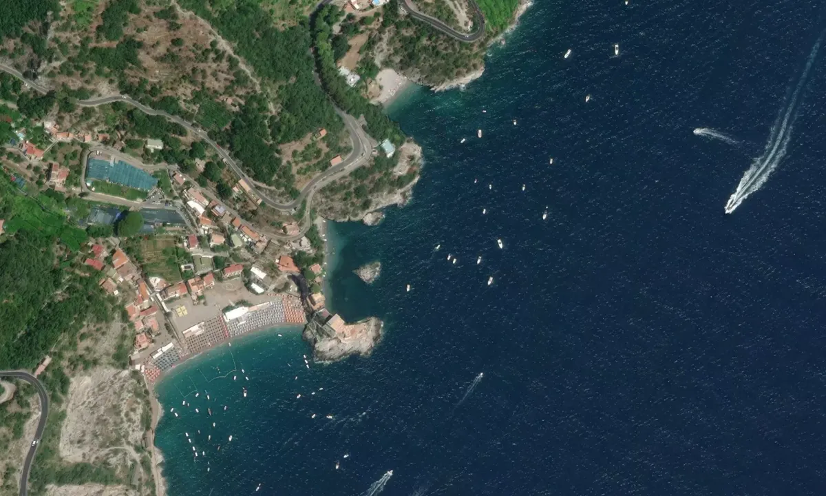 Flyfoto av Spiaggia di Cauco