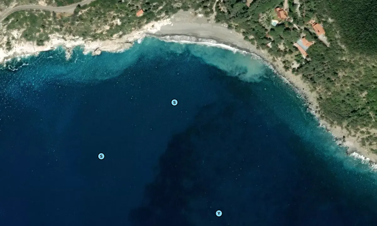 Satelite image of Spiaggia di Colle Palombaia