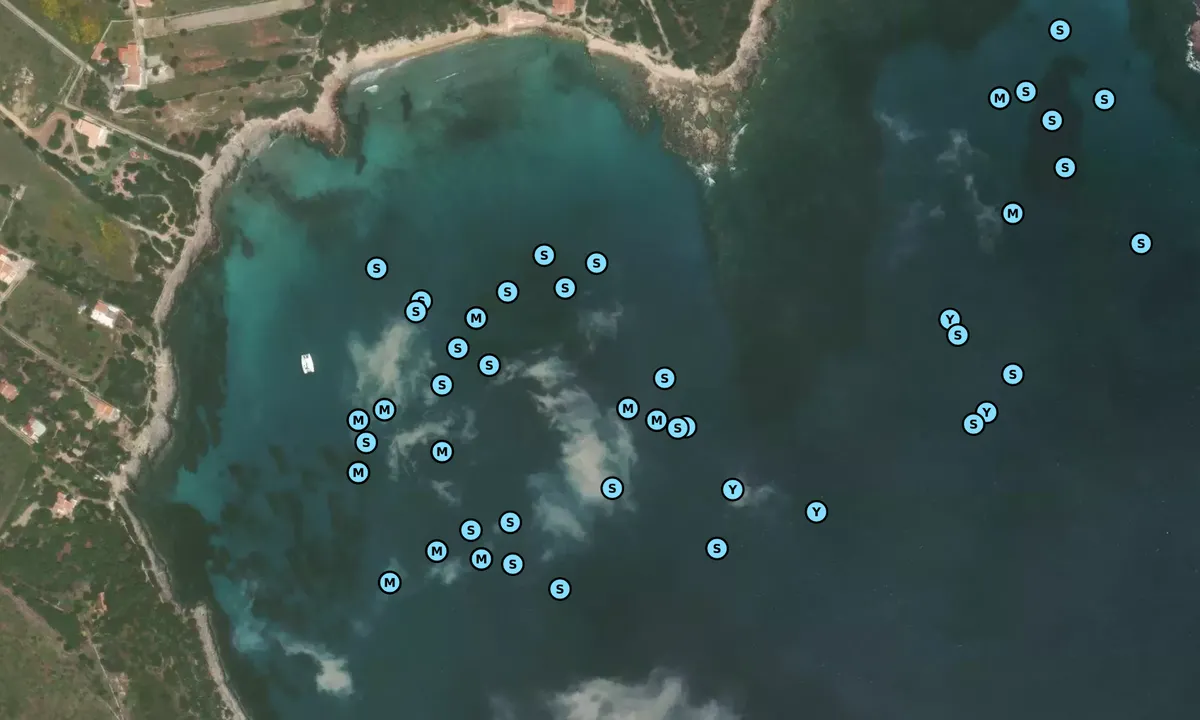 Satelite image of Spiaggia di Guidi