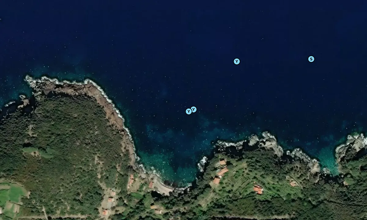 Satelite image of Spiaggia di La Cala