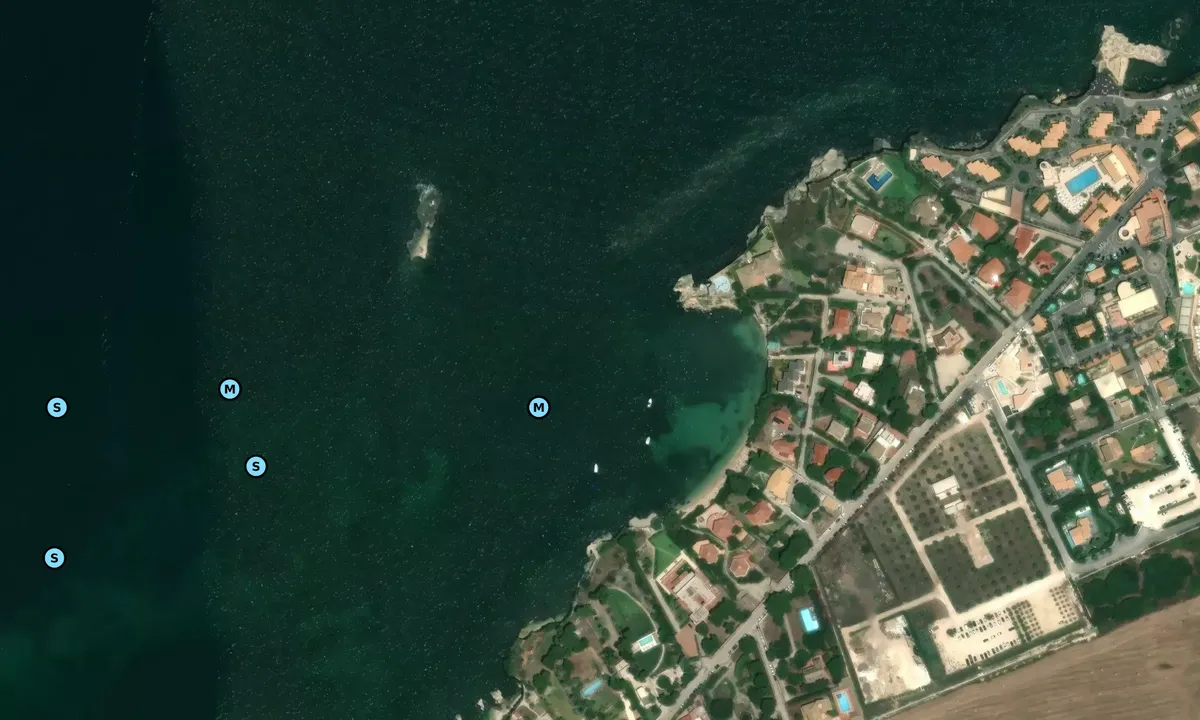 Satelite image of Spiaggia di Punta Carrozza