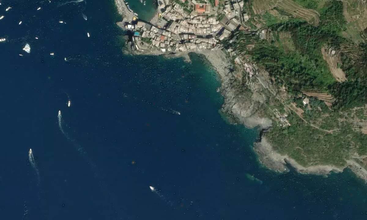 Flyfoto av Spiaggia Di Vernazza