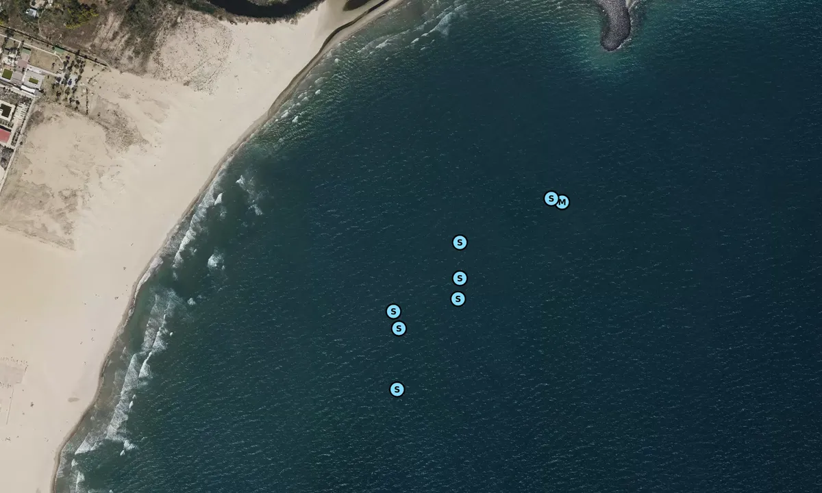 Satelite image of Spiaggia La Plaia