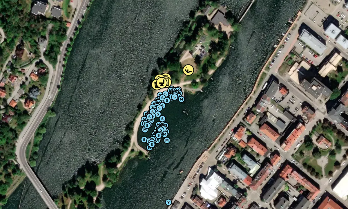 Satelite image of Spikön