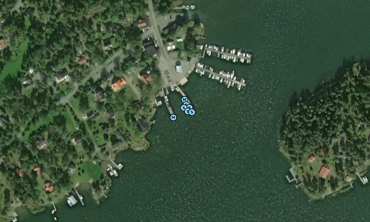 Satelite image of Spillersboda