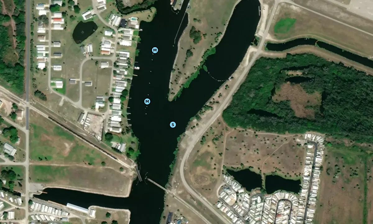 Satelite image of Spillway anchorage
