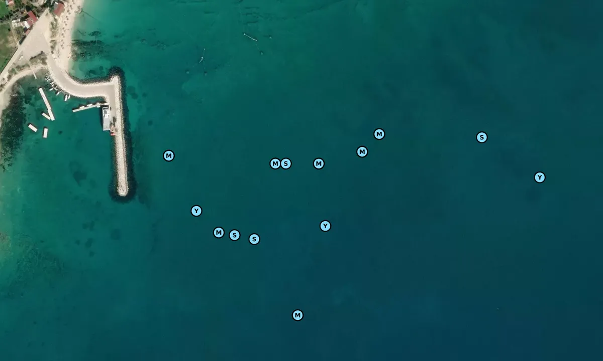 Satelite image of Split Airport