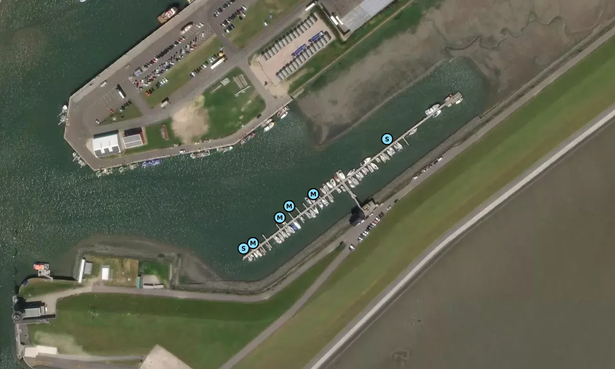 Satelite image of Sportboothafen Büsum
