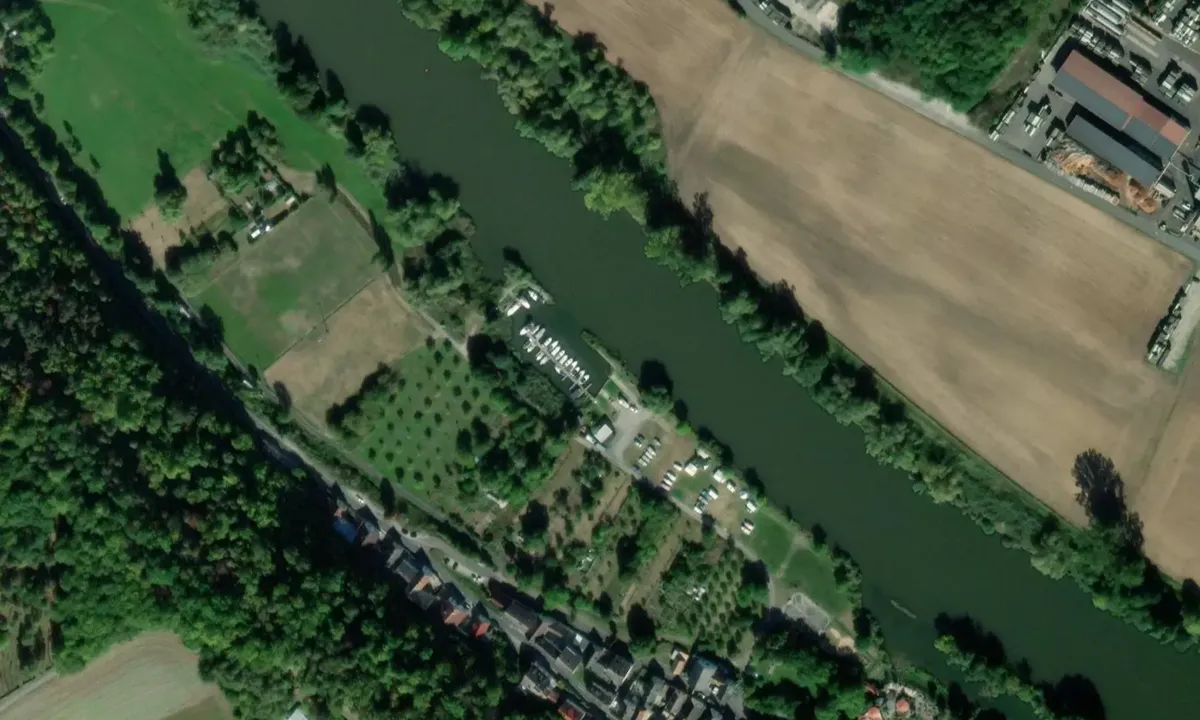 Satelite image of Sportboothafen Laudenbach