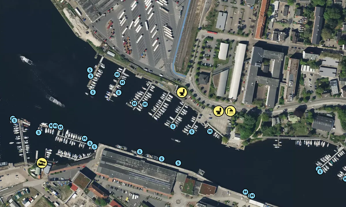 Satelite image of Sporthafen Dietrichsdorf - Kiel