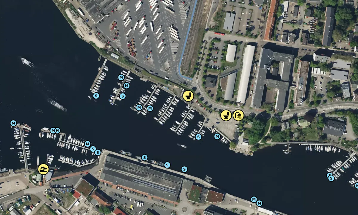 Satelite image of Sporthafen Dietrichsdorf - Kiel