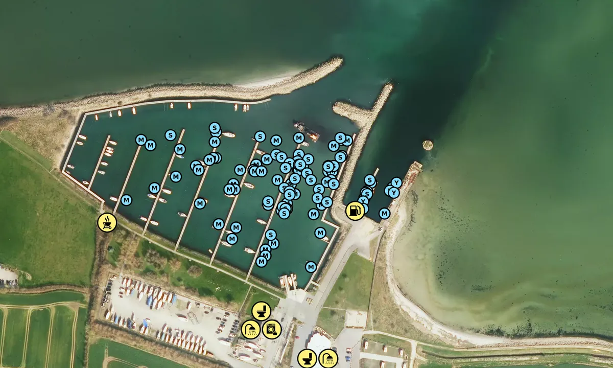 Satelite image of Sporthafen Gelting - Mole