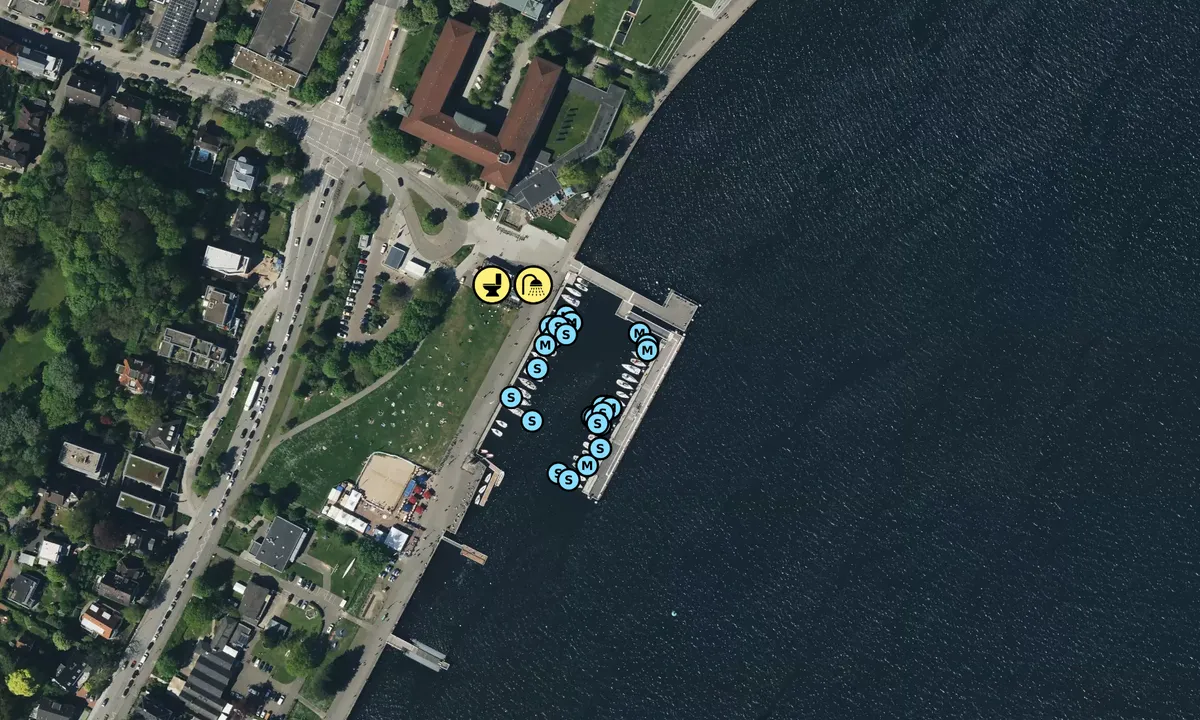 Satelite image of Sporthafen Reventlou - Kiel