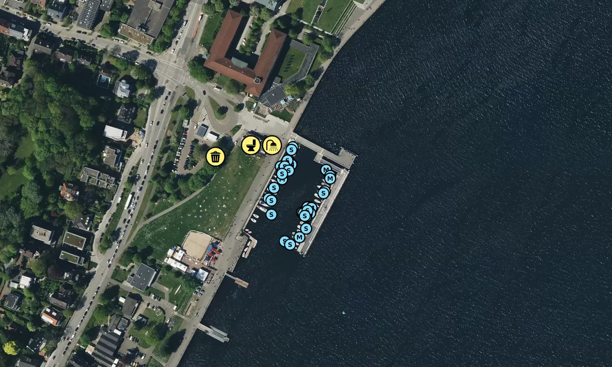 Satelite image of Sporthafen Reventlou - Kiel