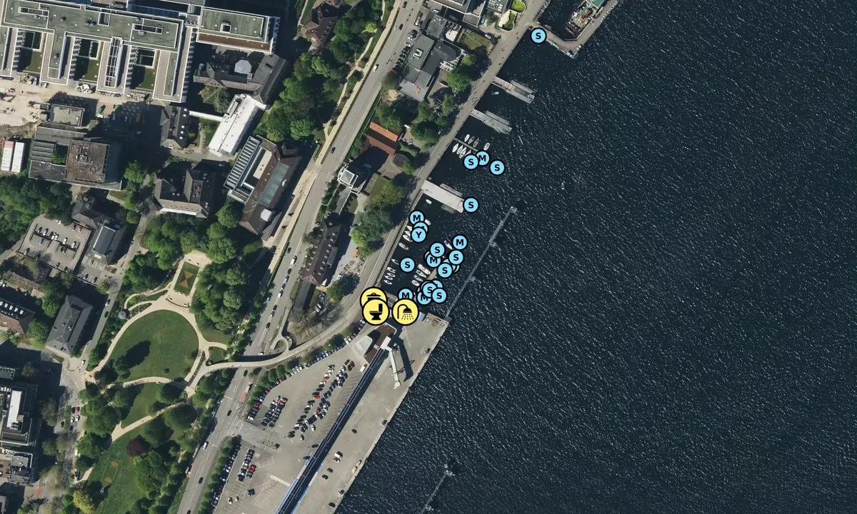 Satelite image of Sporthafen Seeburg - Kiel