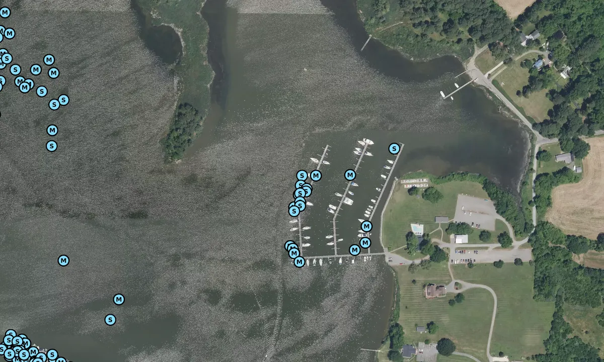 Satelite image of Spring Cove Marina - Rock Hall