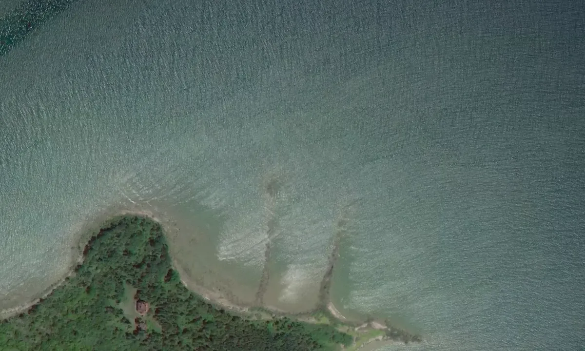 Satelite image of Squaw Island