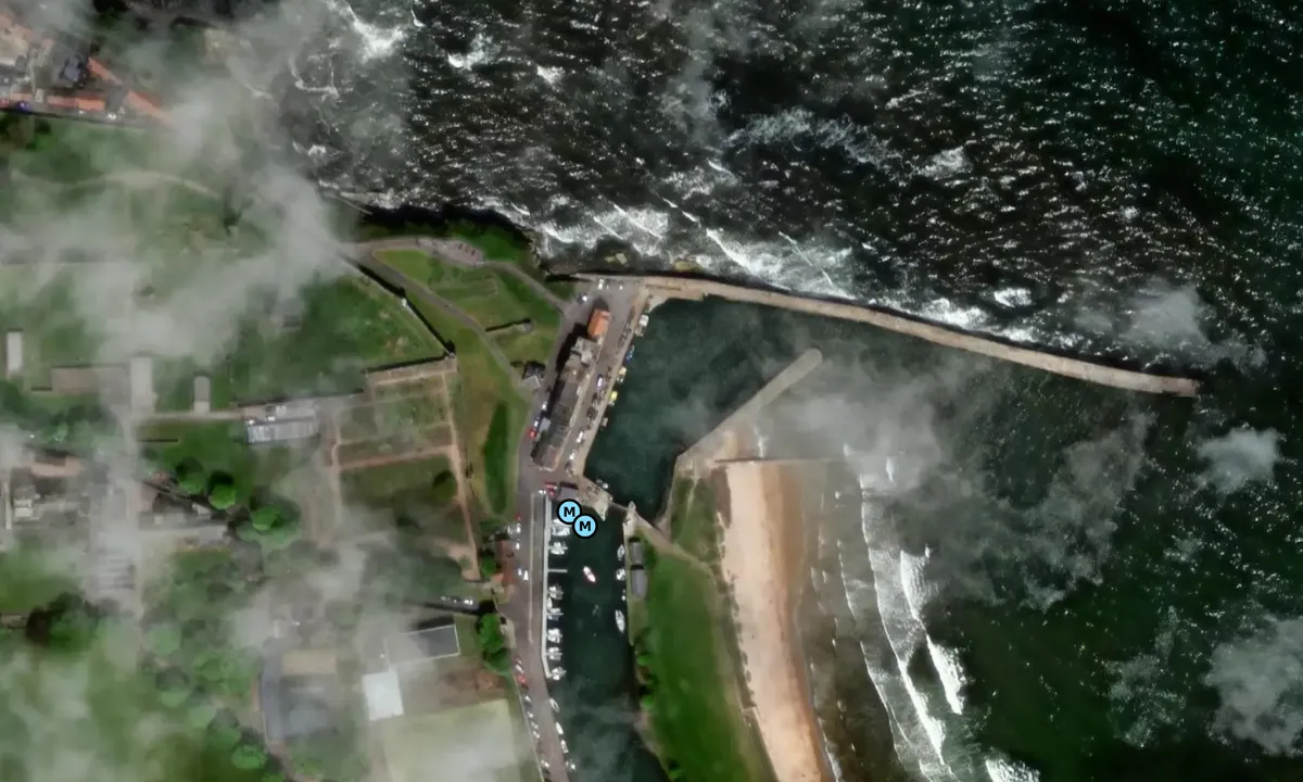 Satelite image of St. Andrews Harbour
