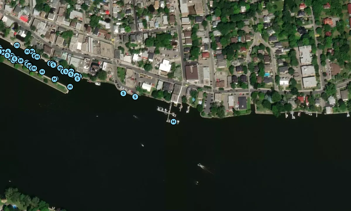 Satelite image of St. Anne Marine