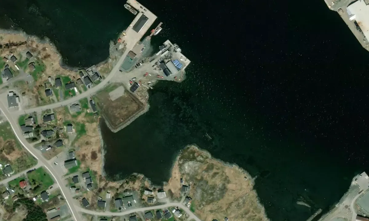 Satelite image of St Anthony Wharf