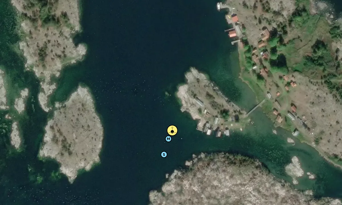 Satelite image of St Aspskär - SXK S:t Anna bouy