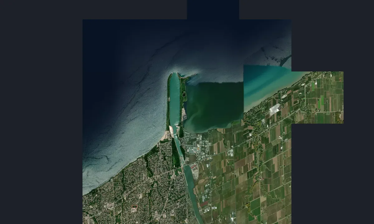 Flyfoto av St Catharines Marina