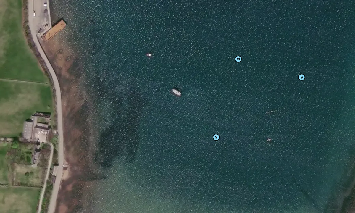 Satelite image of St Margarets Hope