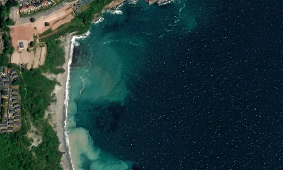 Flyfoto av St Mary’s Bay