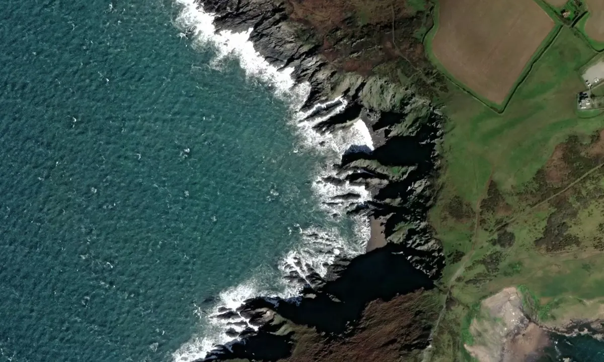 Flyfoto av St Michael's Chapel Peninsula