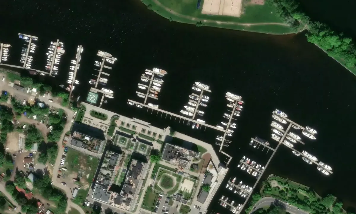 Satelite image of St. Petersburg International Yacht