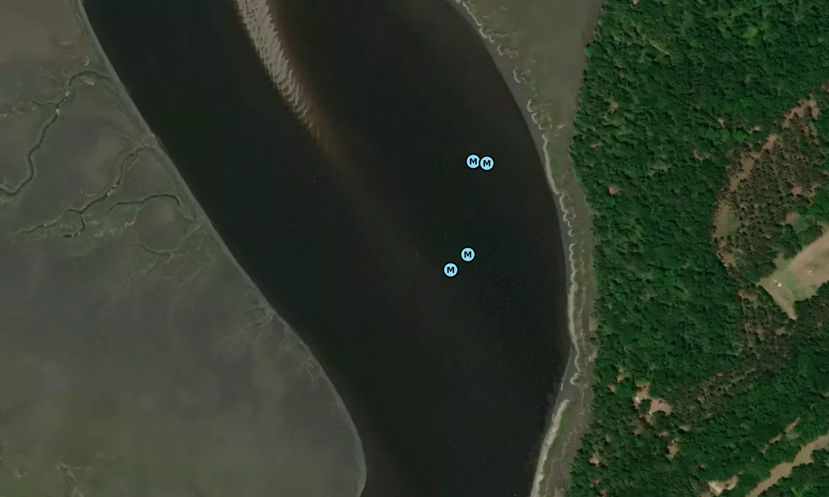 Satelite image of St. Pierre Creek