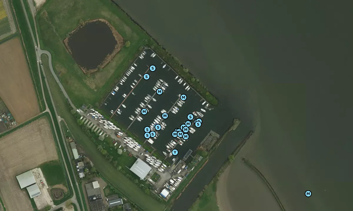 Satelite image of Stad A'ant Haringvliet Yacht Harbour