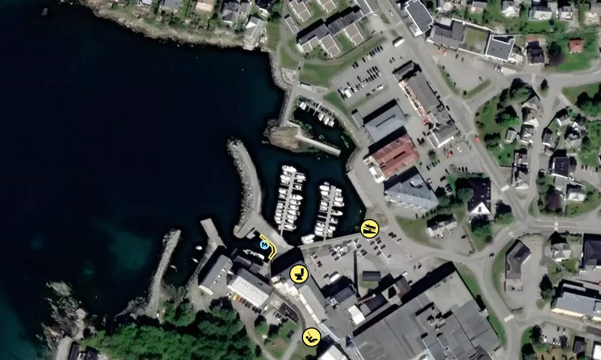 Satelite image of Stadsneshamna