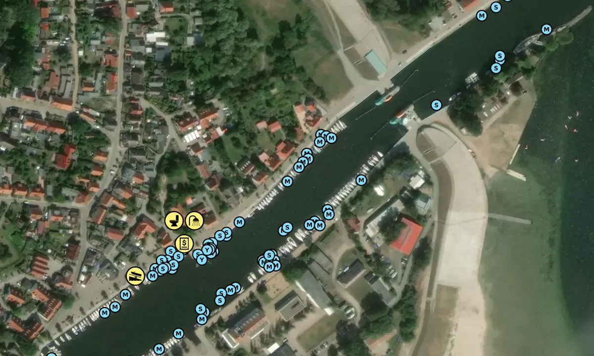 Satelite image of Stadthafen Greifswald Wiek